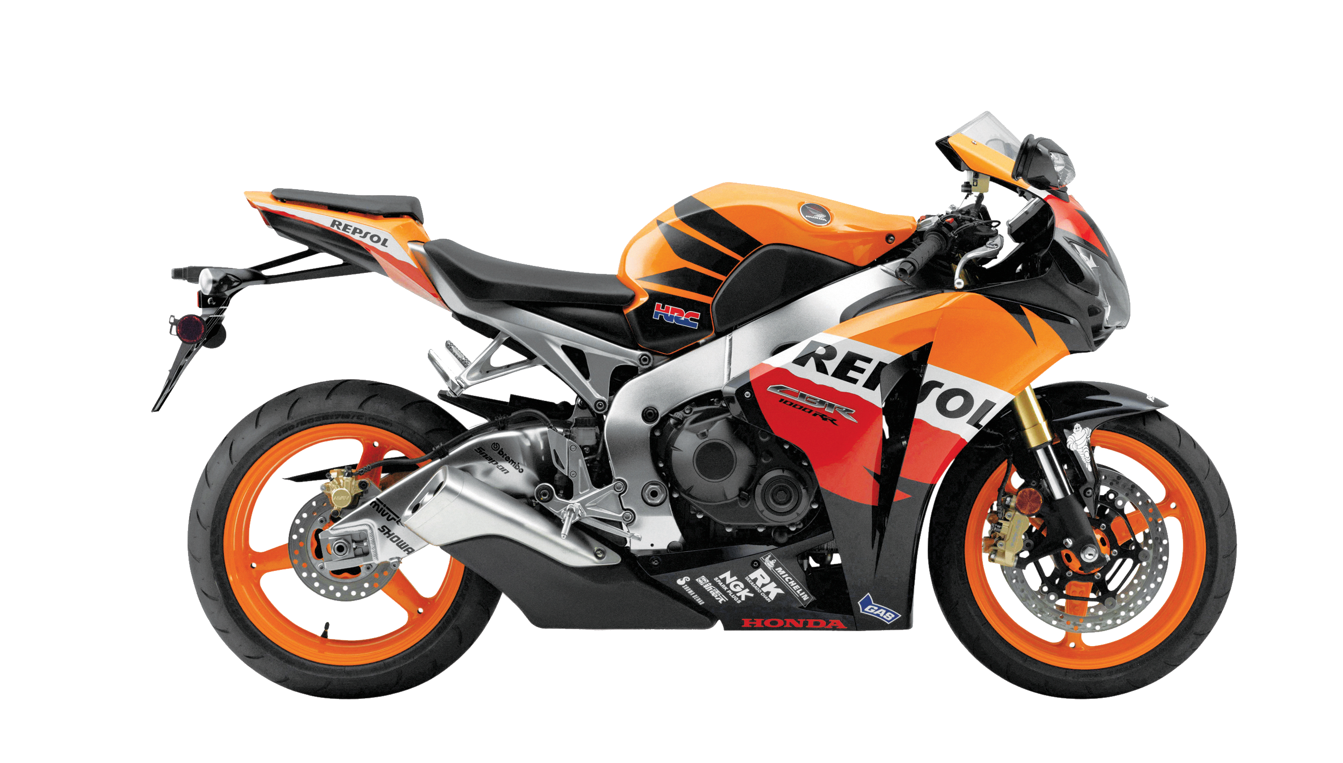 Orange Motorcycle PNG HD  pngteam.com