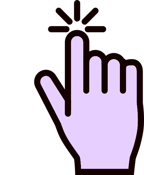 Purple Mouse Cursor Click PNG - Mouse Cursor Click Png