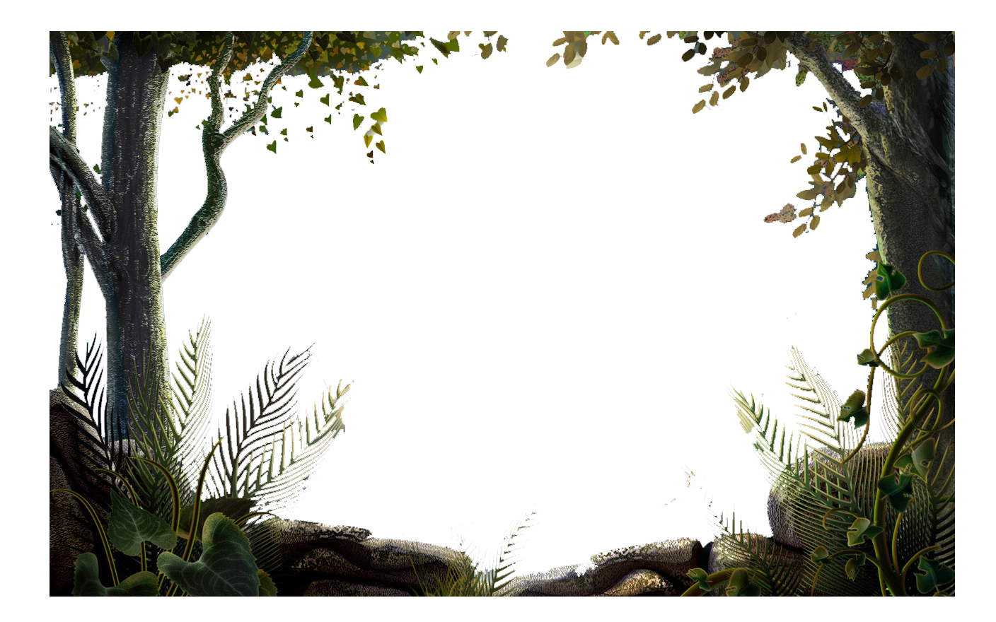 Nature Frame PNG HD Transparent