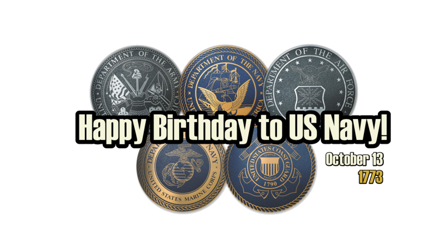 Happy Birthday to US Navy! PNG pngteam.com