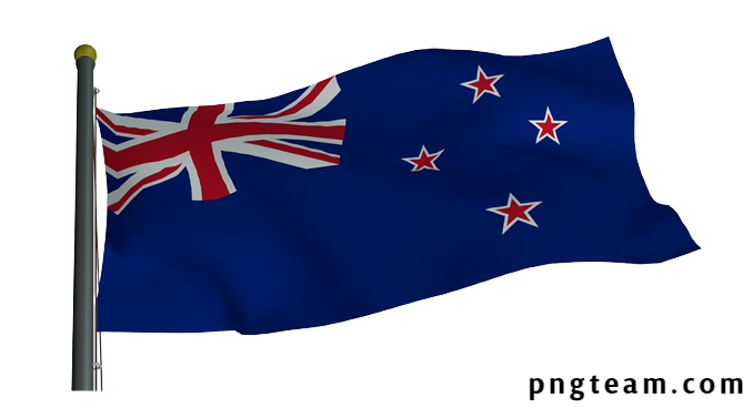 Waving New Zealand Flag PNG Transparent Image pngteam.com