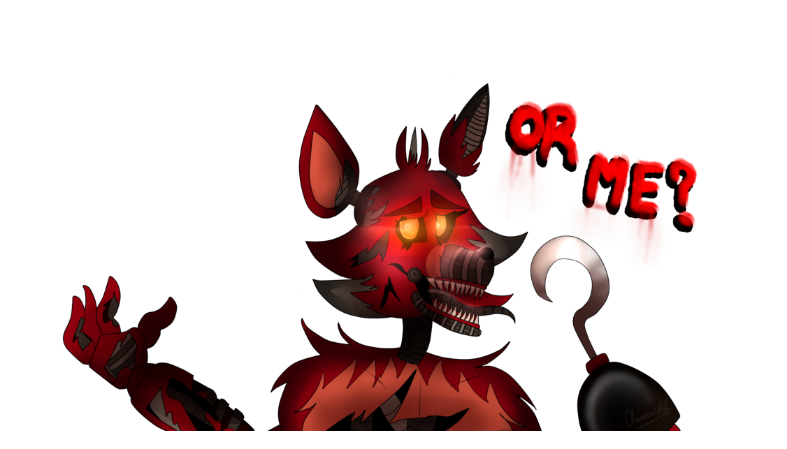 Nightmare Foxy Cartoon 