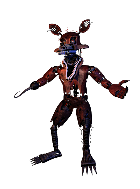 Nightmare Foxy PNG HQ Image pngteam.com