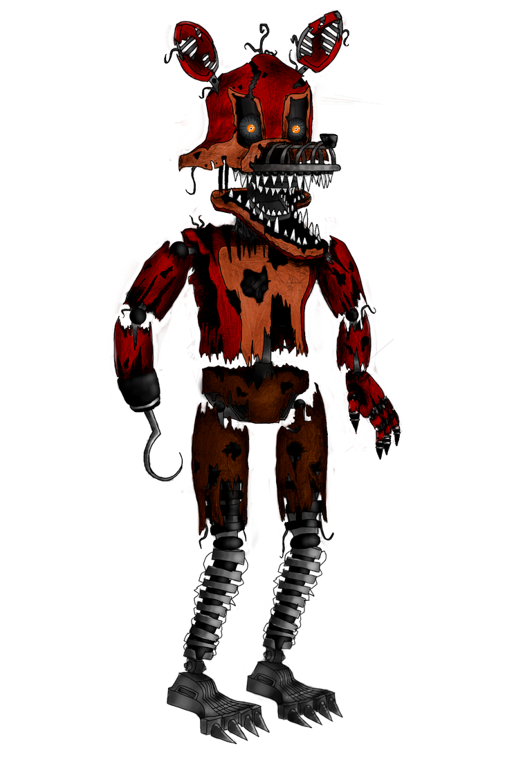 Nightmare Foxy PNG Transparent
