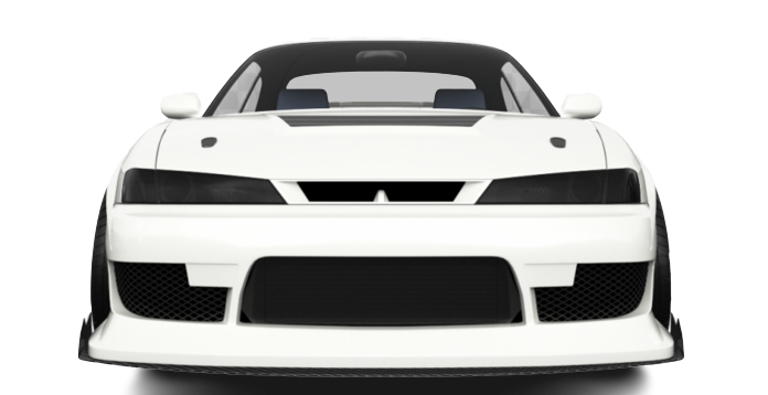 White Nissan Silvia S14 PNG pngteam.com