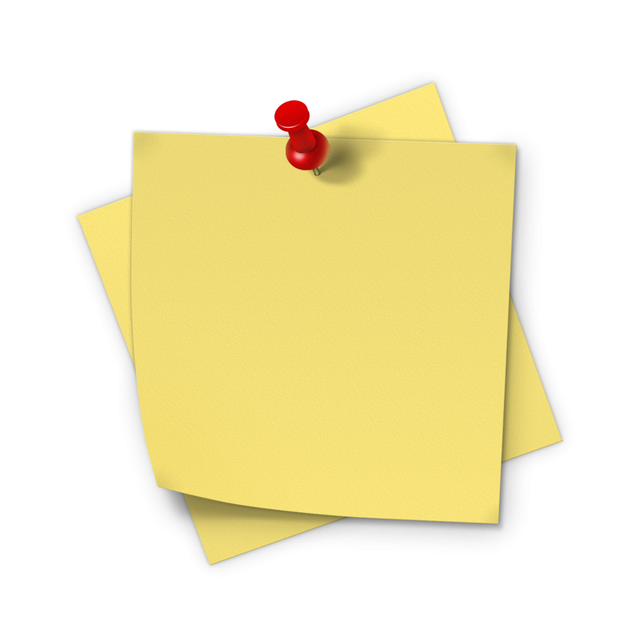 Sticky Note PNG High Definition Photo Image