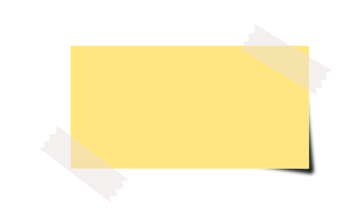 Note Sticky Yellow PNG Image in High Definition - Note Png