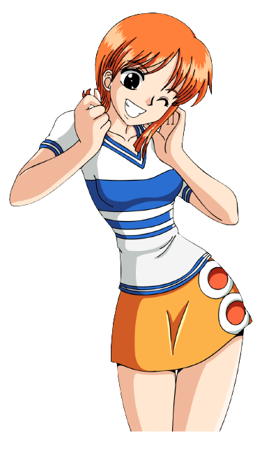 One Piece Nami Character PNG pngteam.com