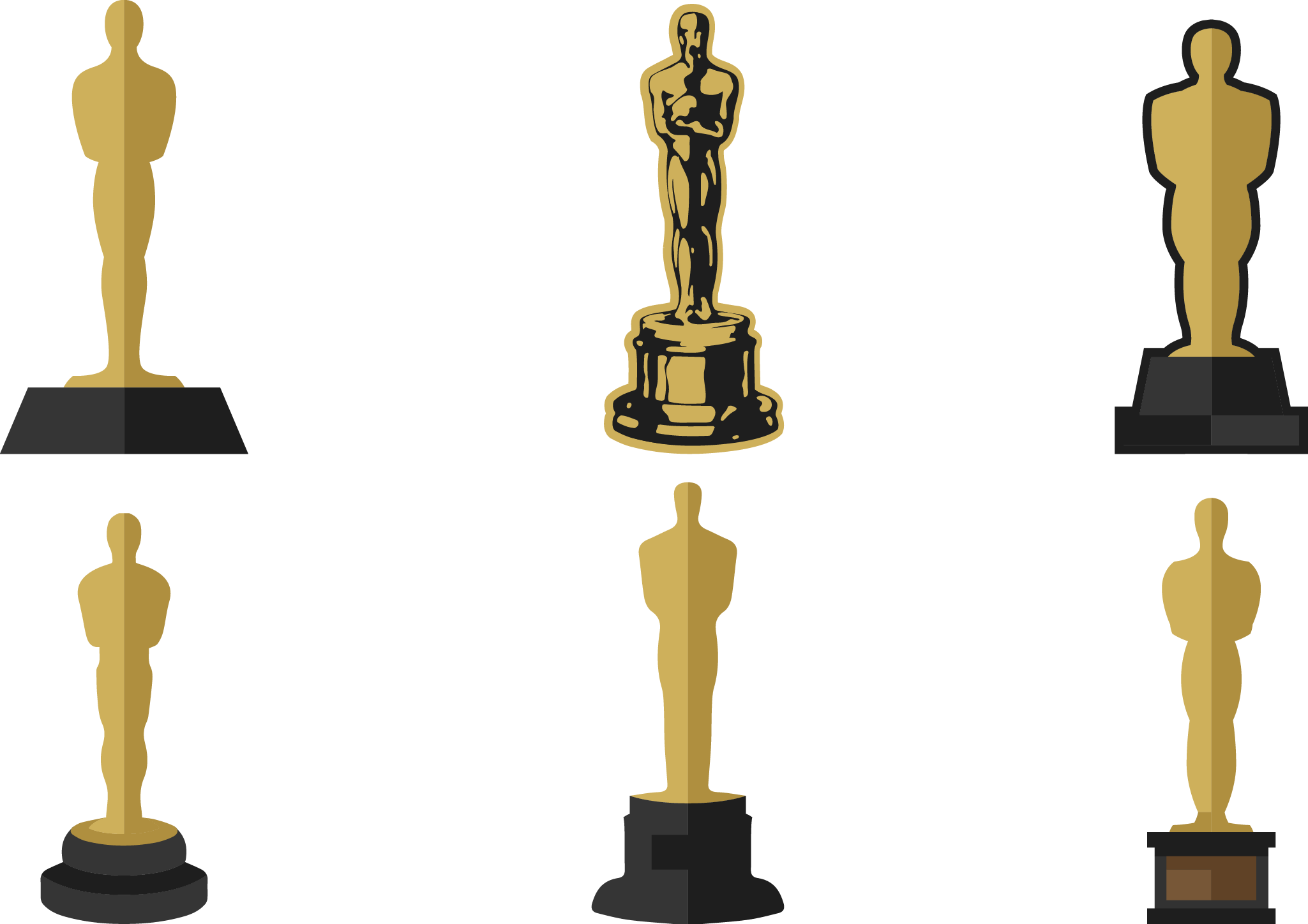 Oscar Academy Awards PNG HQ pngteam.com