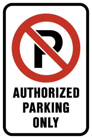 Parking Only Sign PNG Photo - Parking Only Sign Png
