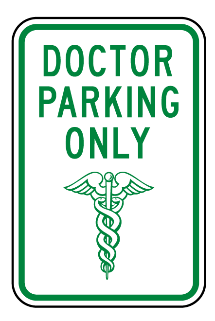 Parking Only Sign PNG
