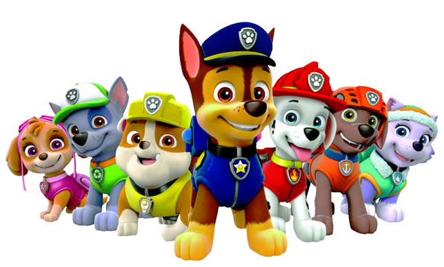 Paw Patrol All Characters PNG