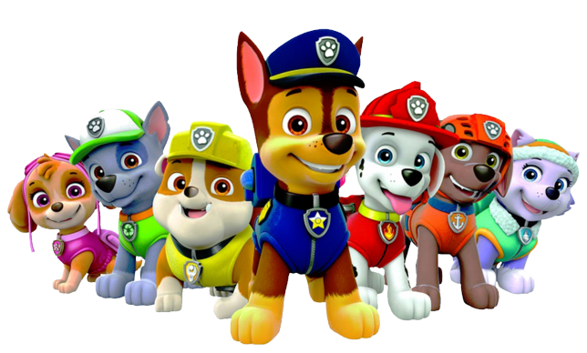 Paw Patrol All Characters PNG - Paw Patrol Png