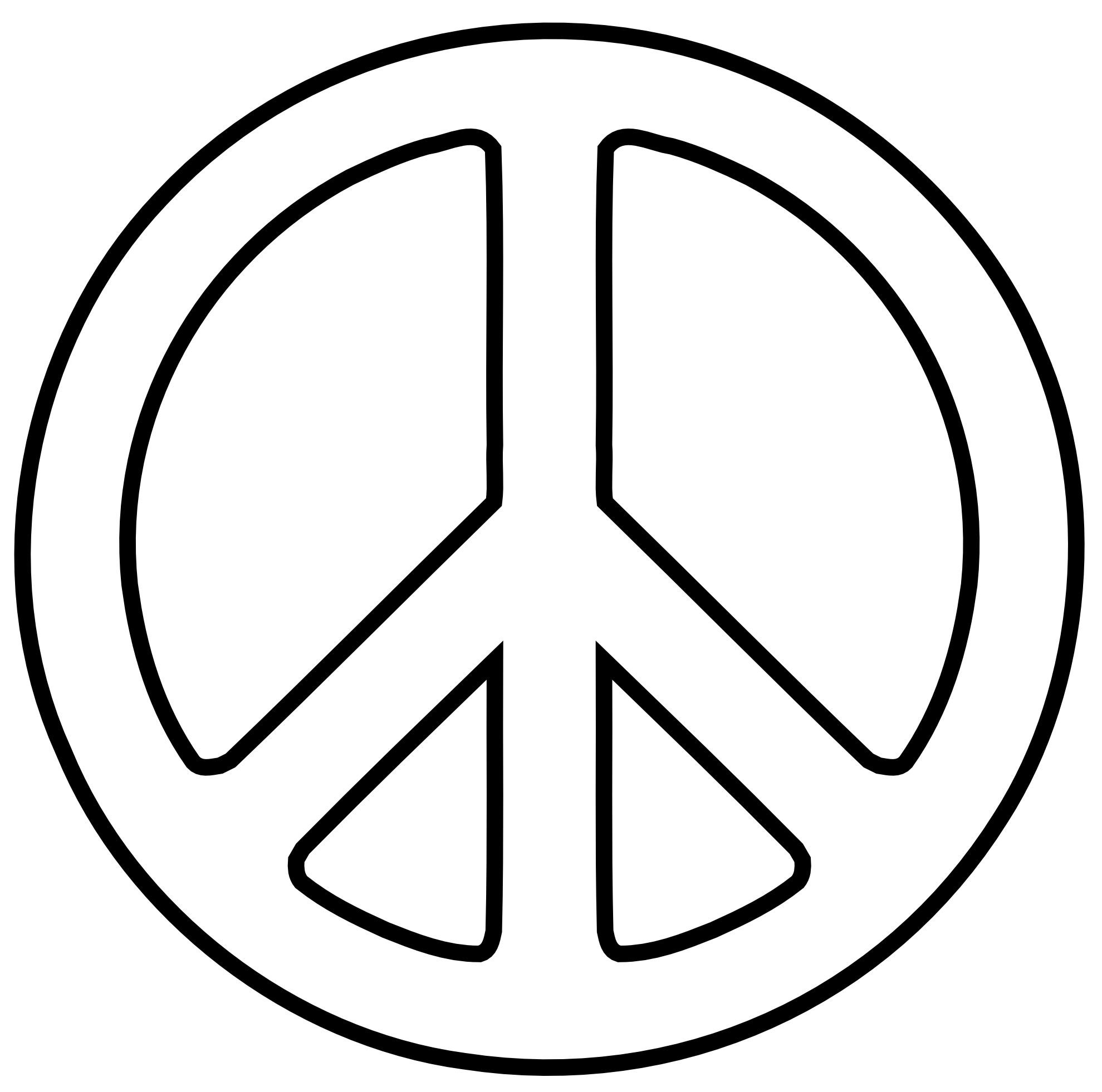 Peace Symbol PNG File pngteam.com