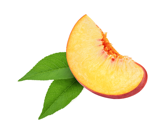 Peach Sliced PNG Image in Transparent - Peach Png