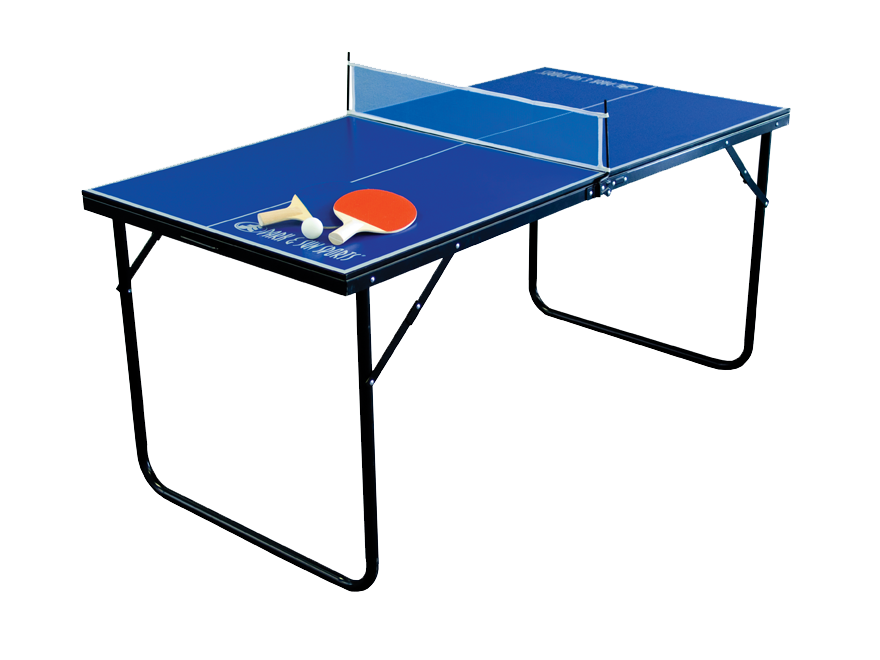 Blue Ping Pong Table Clipart PNG