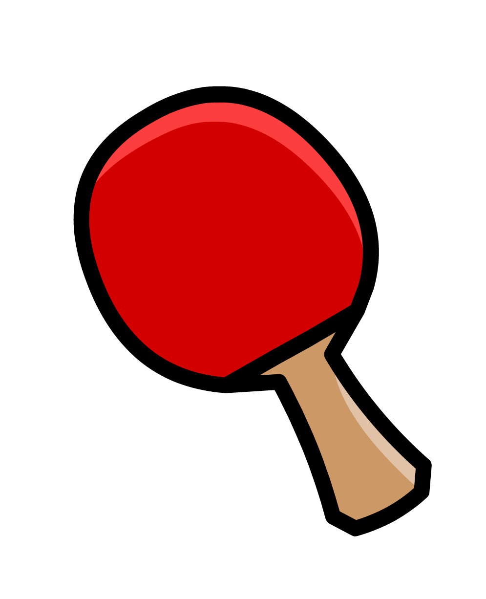 Ping Pong Icon Cartoon PNG File