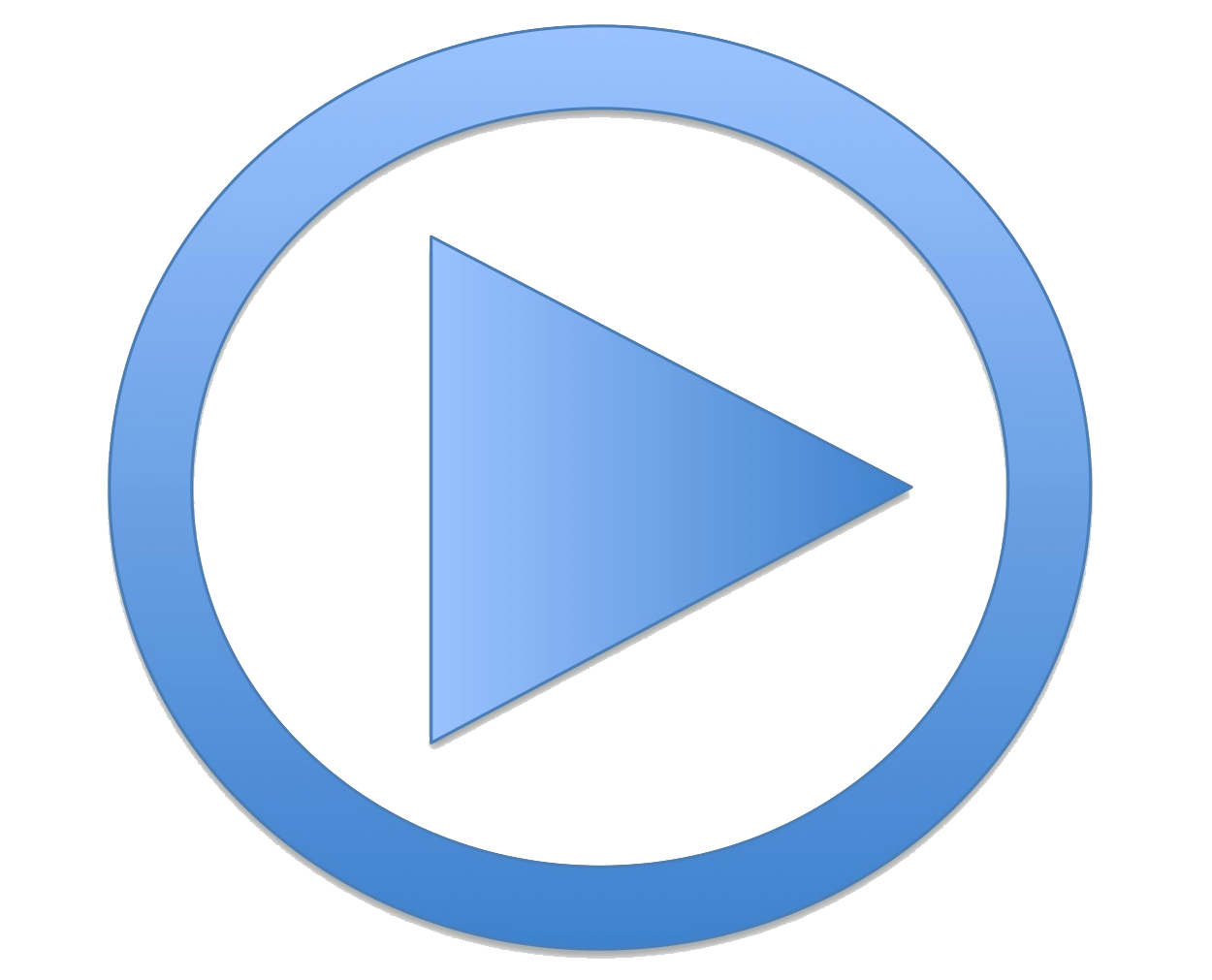 Blue Play Button PNG Transparent pngteam.com