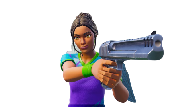 Poised Playmaker with a Gun PNG Transparent Fortnite - Poised Playmaker Png