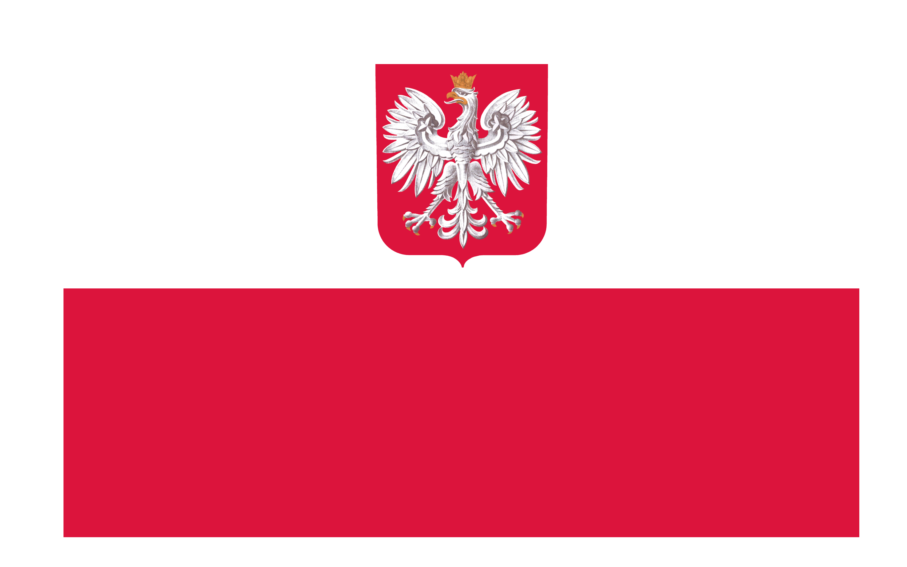 Poland Flag with coat of arms PNG HD File pngteam.com