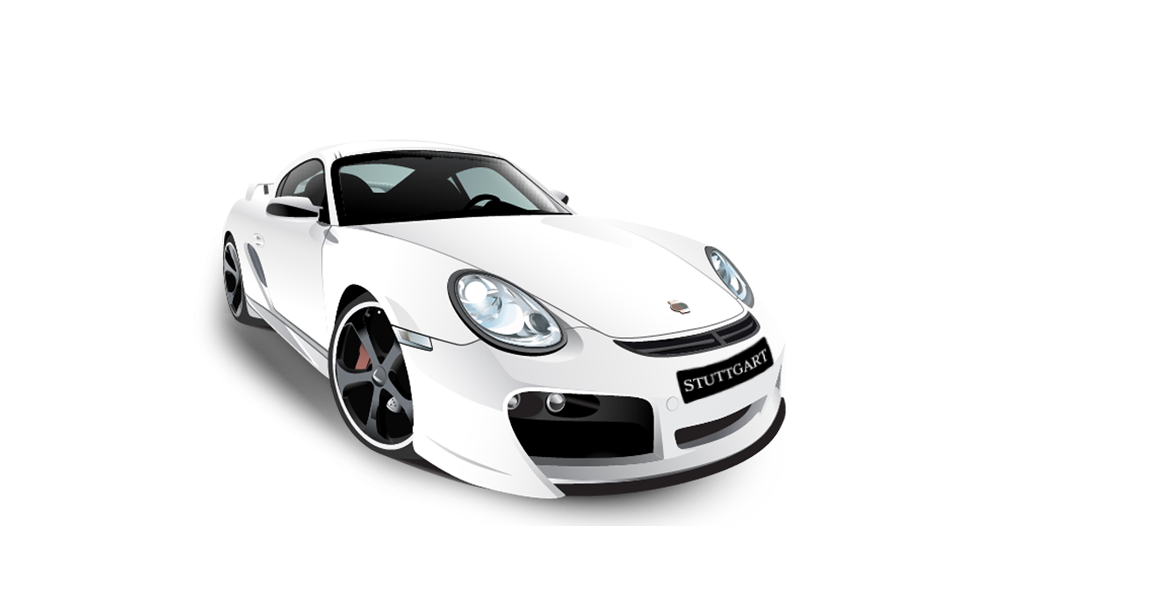 White Frontal Porsche PNG Transparent pngteam.com