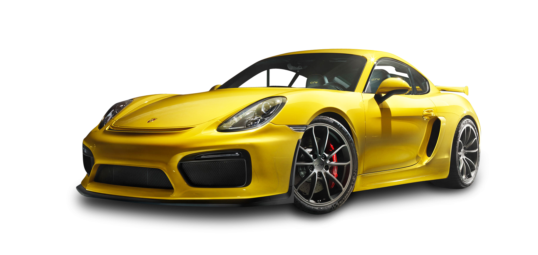 Yellow Cayman Porsche PNG File pngteam.com