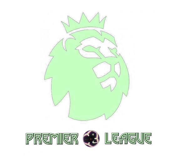 Light Green Premier League Logo PNG Text pngteam.com