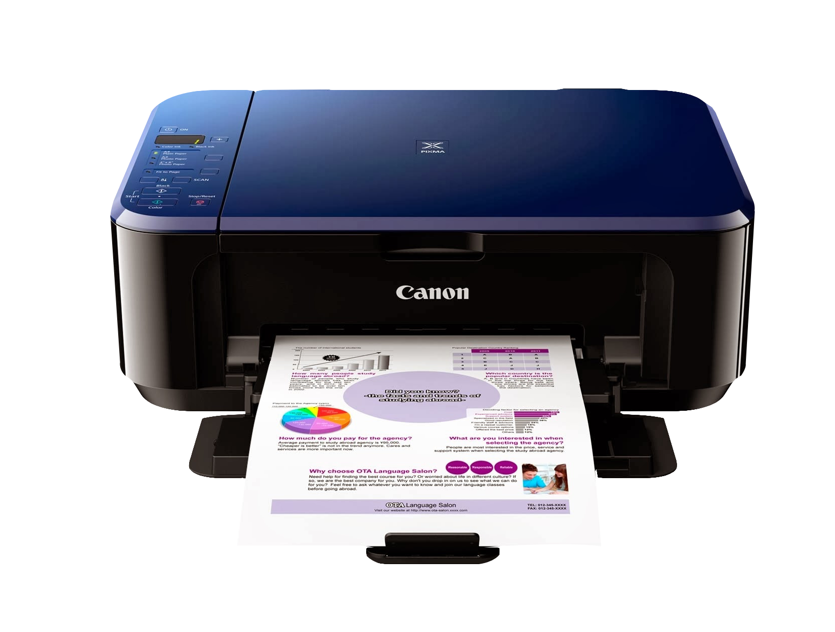 Canon Color Printer PNG HD 