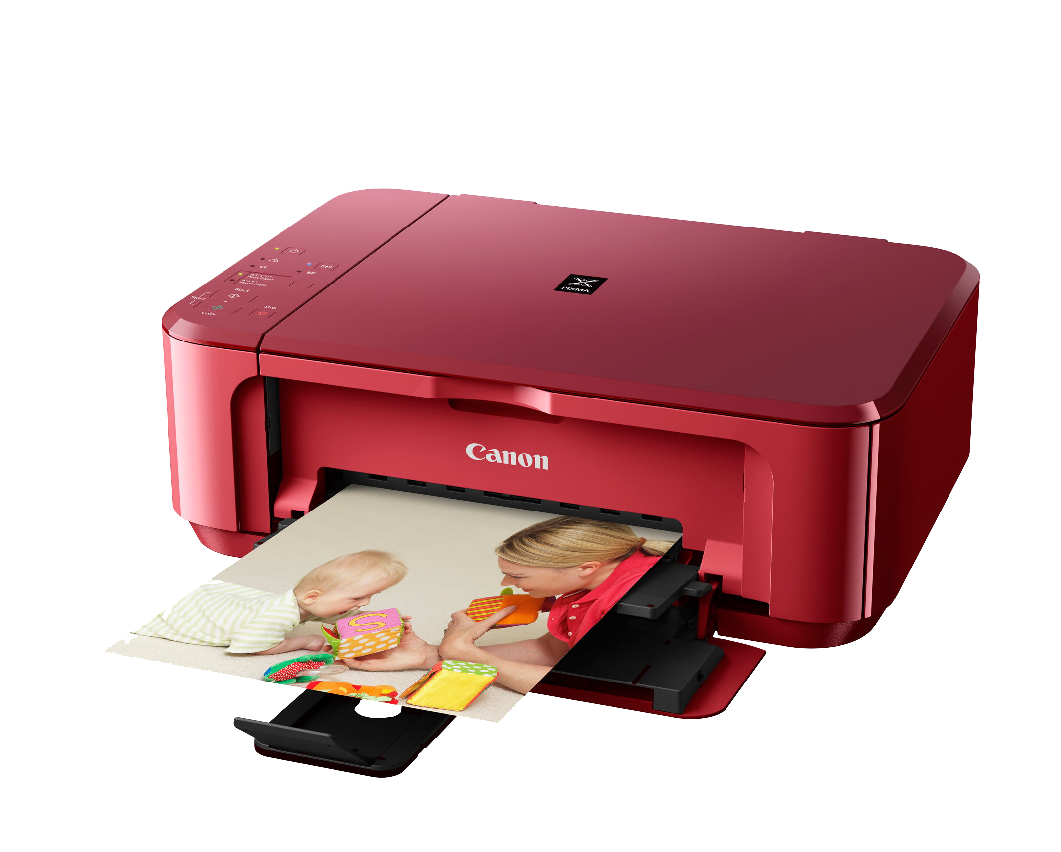 Red Canon Printer PNG in Transparent pngteam.com