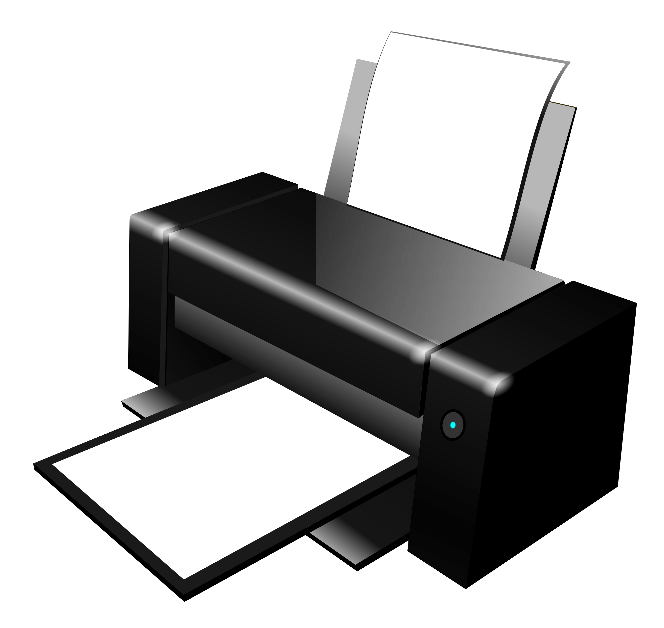 Black Printer PNG High Definition Photo Image - Printer Png