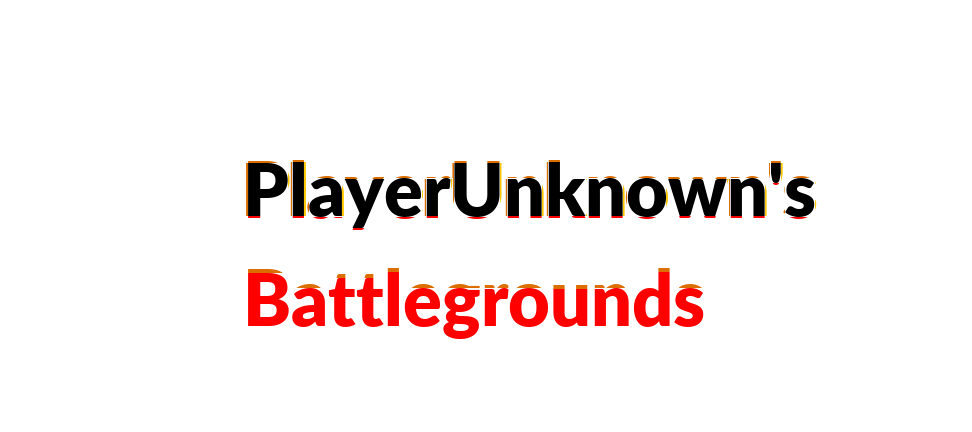 Pubg Logo Red and Black PNG pngteam.com