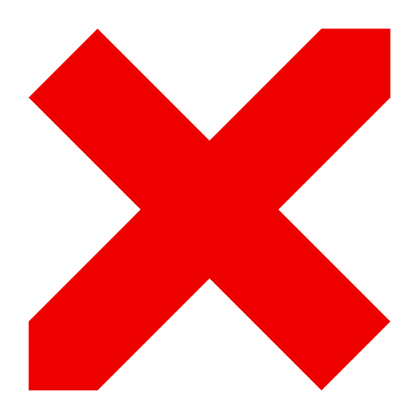 Red Cross Mark PNG