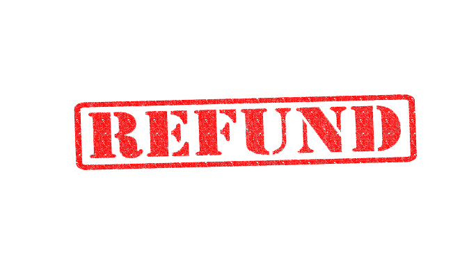 Refund Text Logo PNG Picture