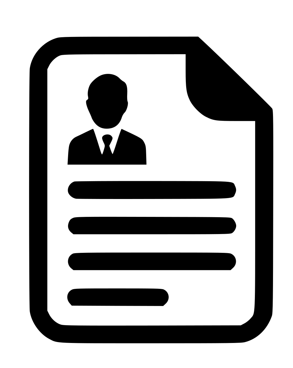 Resume Icon PNG HD Images