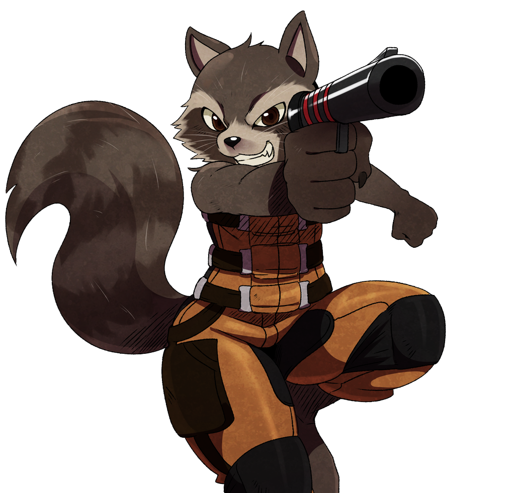 Rocket Raccoon PNG in Transparent pngteam.com