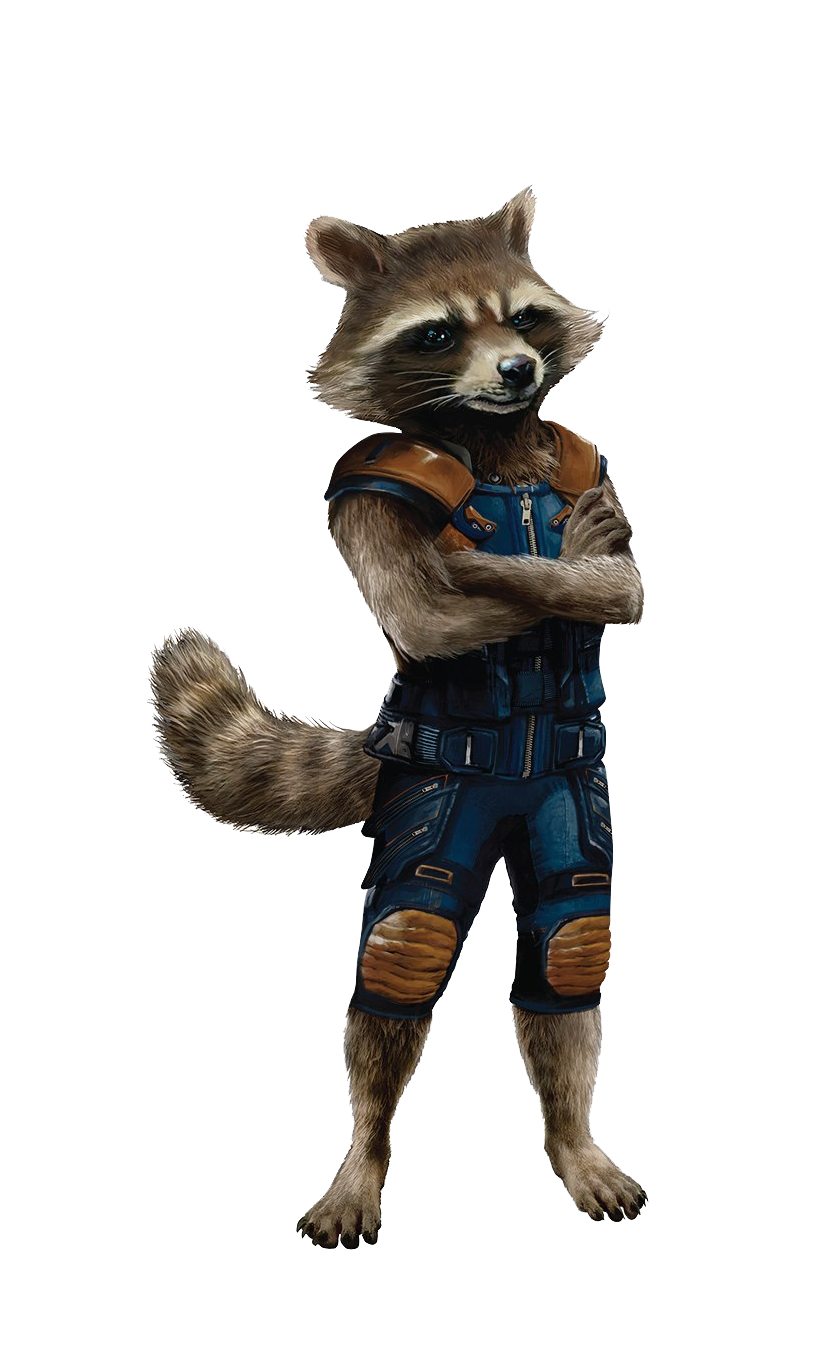 Rocket Raccoon PNG HQ Image pngteam.com