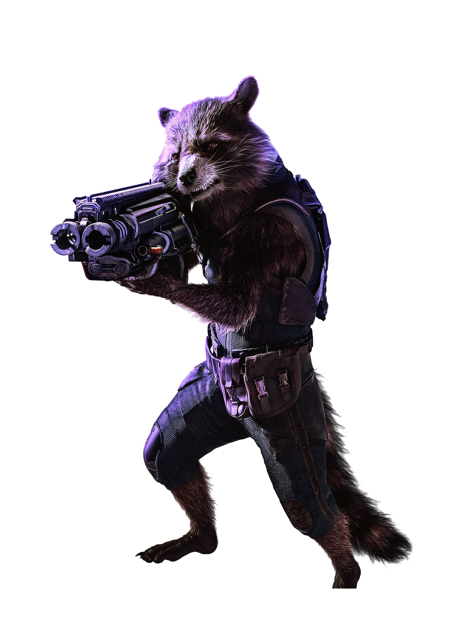 Rocket Raccoon PNG HQ pngteam.com