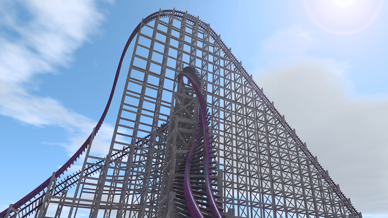 Roller Coaster PNG Image in High Definition pngteam.com