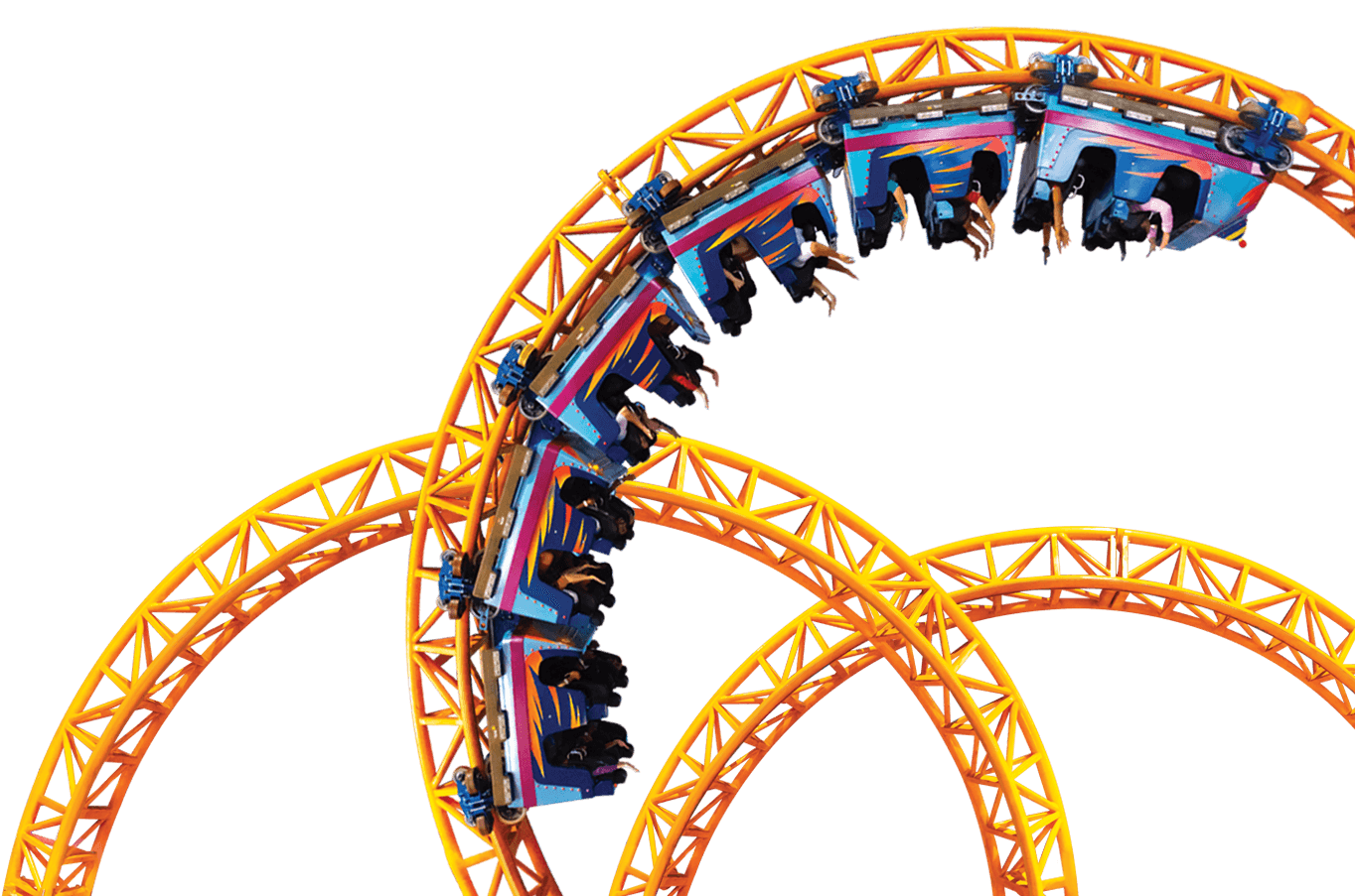 Roller Coaster PNG Image in Transparent pngteam.com