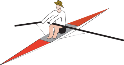 Rowing PNG Image in Transparent
