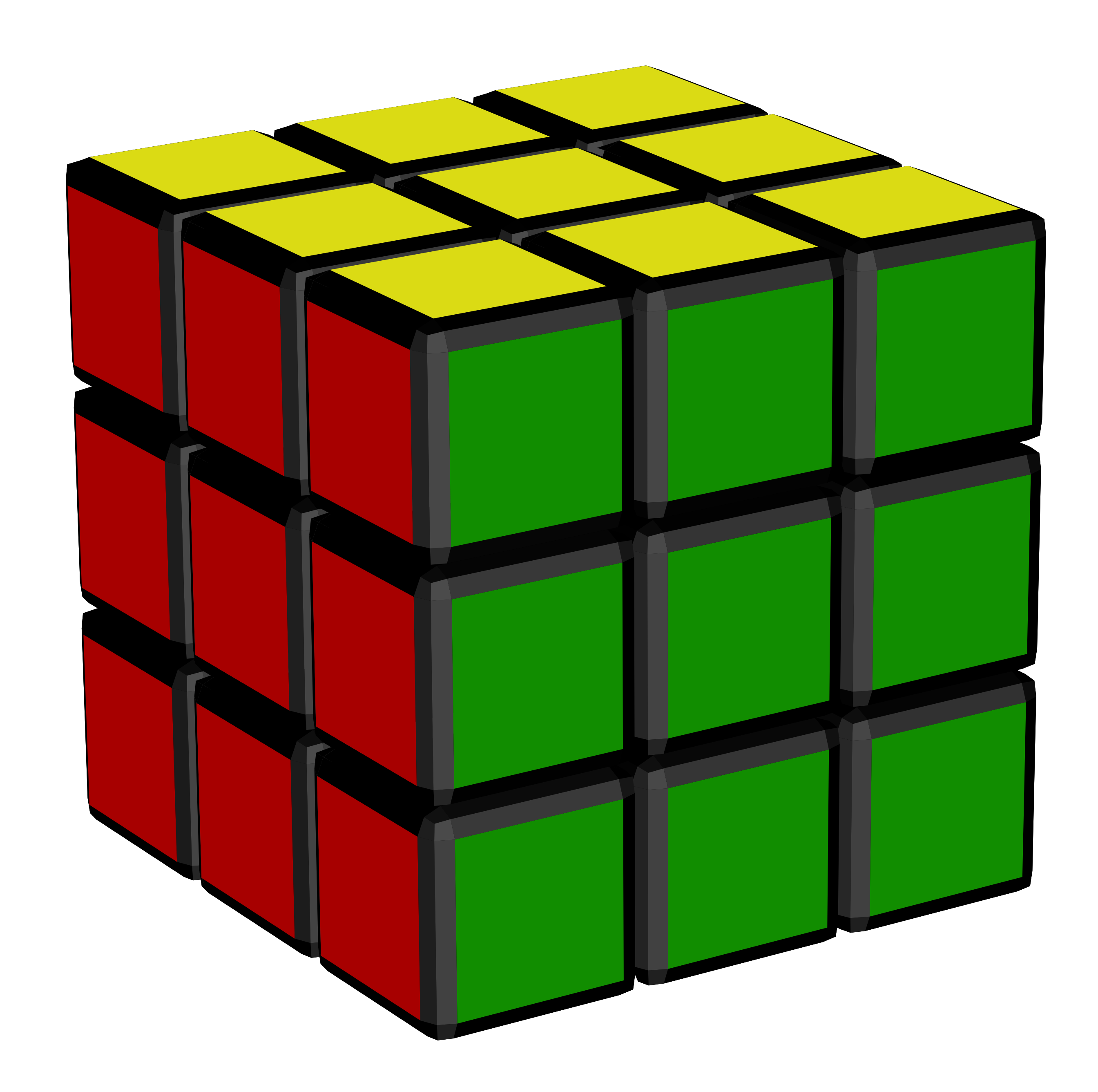 Rubiks Cube Solved PNG Transparent #95197 1888x1888 Pixel | pngteam.com