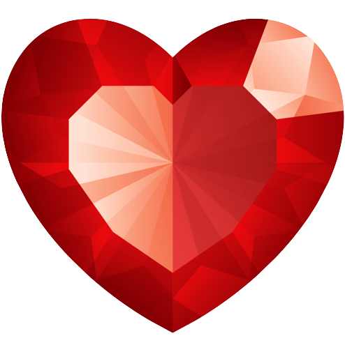 Ruby Stone Heart PNG Transparent - Ruby Stone Png