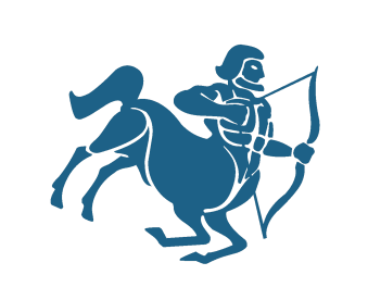 Blue Sagittarius Archer Sign PNG Transparent pngteam.com