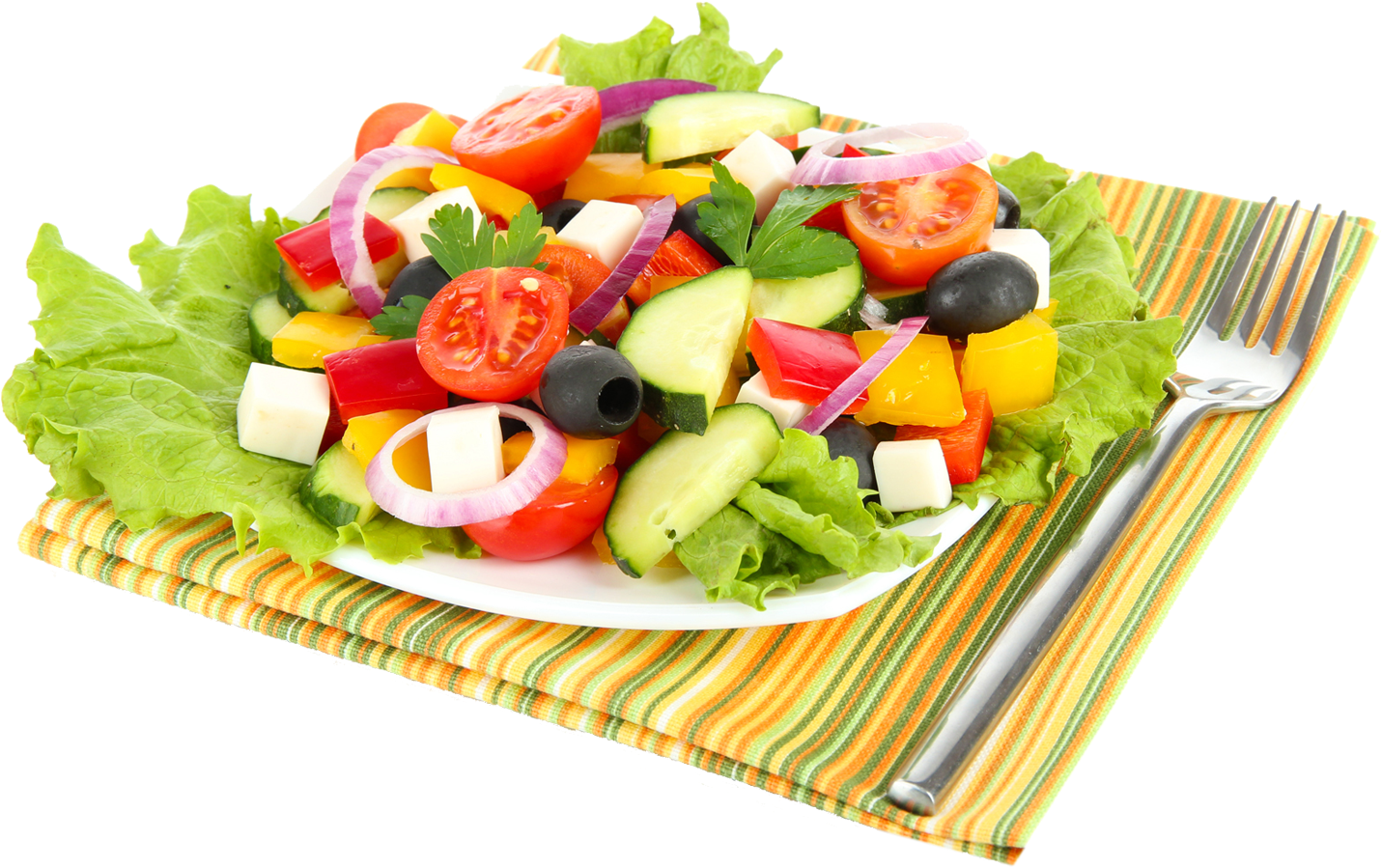 Картинка еда для детей на прозрачном фоне. Тарелка с салатом. Овощной салат на белом фоне. Овощной салат на прозрачном фоне. Овощной салат без фона.