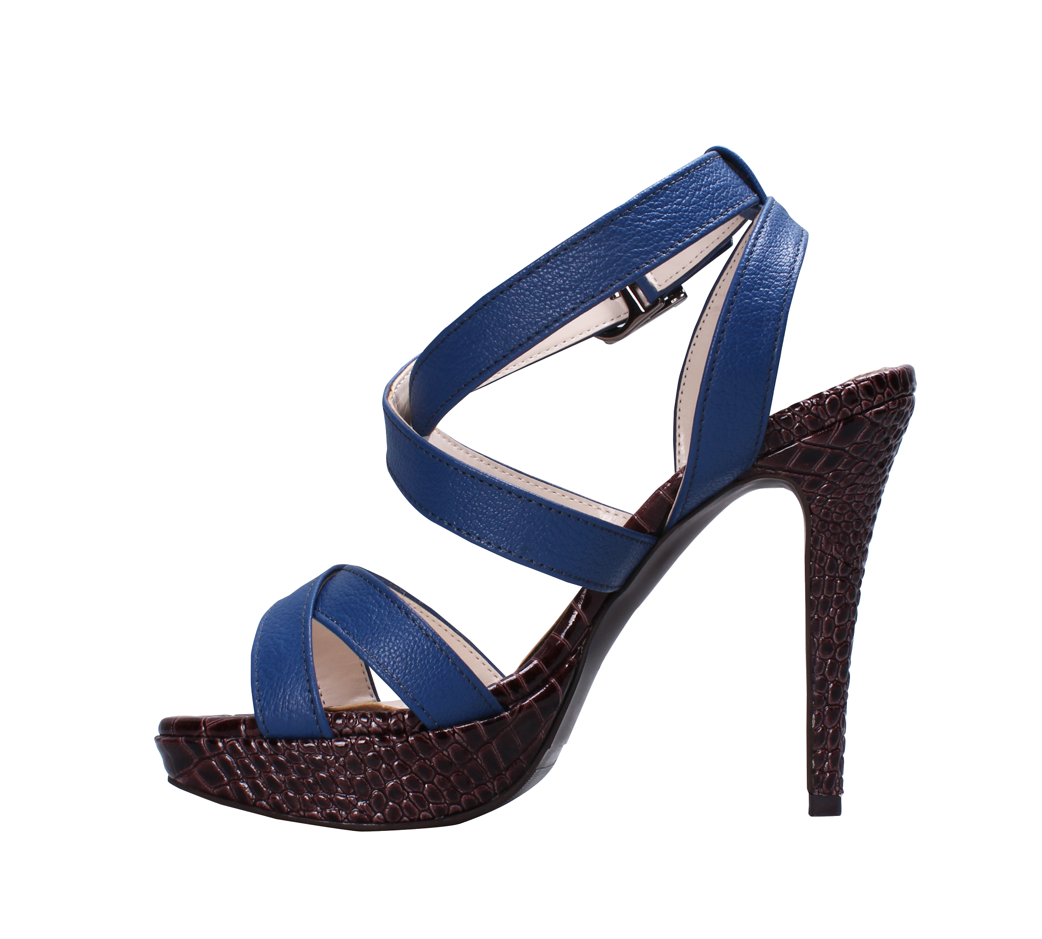 Blue Sandal Ladies PNG HD - Sandal Png