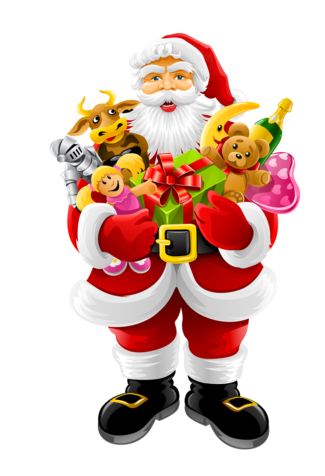 Santa Claus Gifts PNG HD Images Transparent pngteam.com