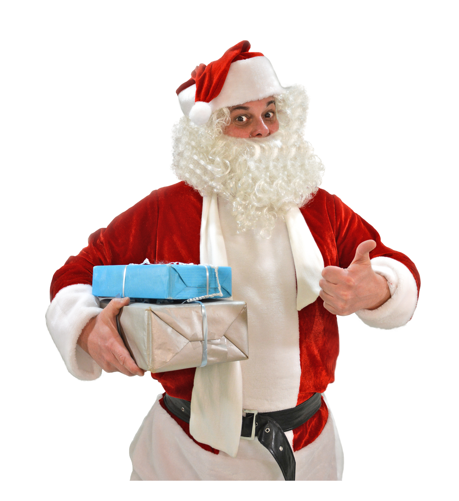 Man become Santa Claus PNG HD and HQ Image pngteam.com