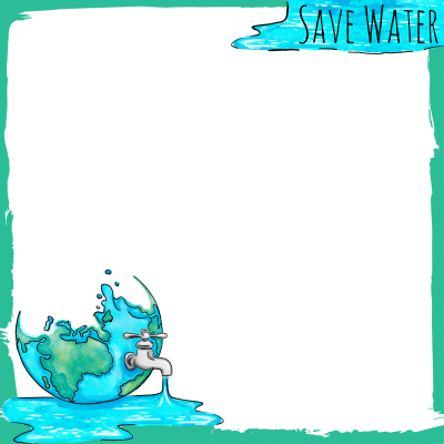 Save Water PNG File