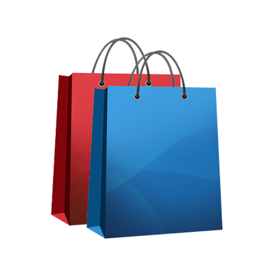 Shopping Bags Red and Blue PNG HQ pngteam.com