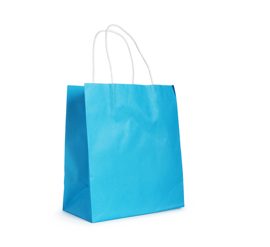 Blue Shopping Bag PNG HD  - Shopping Bag Png